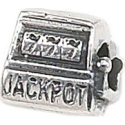 Zable� Sterling Silver Slot Machine "Jackpot" Bead / Charm