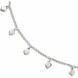 Finejewelers Sterling Silver Adjustable Anklet (9-10)