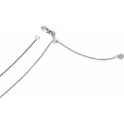 Finejewelers 14k White Gold Adjustable Box Chain Necklace