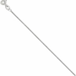 Finejewelers 14k White Gold Box Chain Necklace