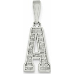 Sterling Silver Initial A Charm