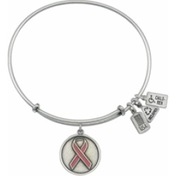 Wind And Fire Expandable Bangle Pink Ribbon