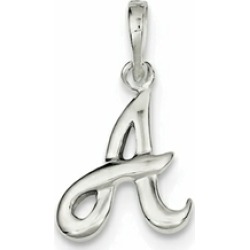 Sterling Silver Initial A Pendant Necklace - Chain Included