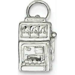 Sterling Silver Slot Machine Charm