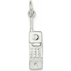 Sterling Silver Cell Phone Charm