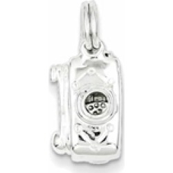 Sterling Silver Polished Movable Camera Charm