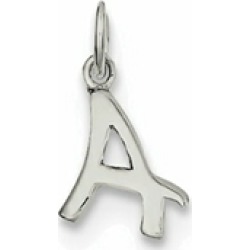 Sterling Silver Initial A Pendant Necklace - Chain Included