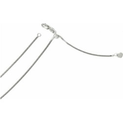 Finejewelers 14k White Gold Adjustable Box Chain Necklace