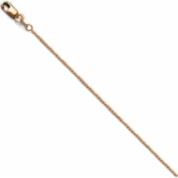 Finejewelers 14k Rose Gold Oct. Sparkle Box Chain Necklace