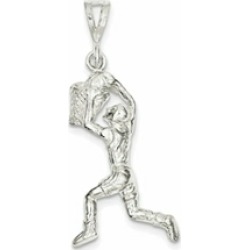 Sterling Silver Basketball Player Charm