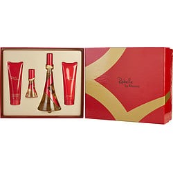 RIHANNA REBELLE by Rihanna SET-EAU DE PARFUM SPRAY 3.4 OZ & BODY LOTION 3 OZ & SHOWER GEL 3 OZ & EAU DE PARFUM SPRAY .5 OZ MINI for WOMEN