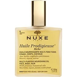 Nuxe by Nuxe Huile Prodigieuse Riche Multi-Purpose Nourishing Oil - For Very Dry Skin -/3.3OZ for WOMEN