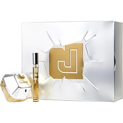 PACO RABANNE LADY MILLION LUCKY by Paco Rabanne SET-EAU DE PARFUM SPRAY 2.7 OZ & EAU DE PARFUM SPRAY .34 OZ MINI for WOMEN