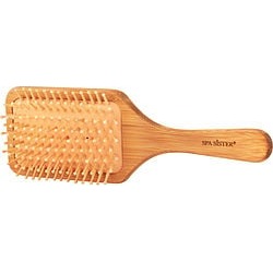 SPA ACCESSORIES by Spa Accessories WOOD BRISTEL HAIR BRUSH - BAMBOO PADDLE for WOMEN