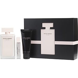 NARCISO RODRIGUEZ by Narciso Rodriguez SET-EAU DE PARFUM SPRAY 3.3 OZ & BODY LOTION 2.5 OZ & EAU DE PARFUM SPRAY .33 OZ MINI for WOMEN