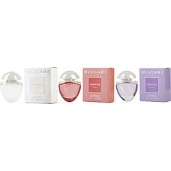 BVLGARI OMNIA VARIETY by Bvlgari SET-3 PIECE WOMENS MINI VARIETY WITH OMNIA CRYSTALLINE & OMNIA AMETHYSTE & OMNIA CORAL AND ALL ARE EDT SPRAYS .5 OZ for WOMEN