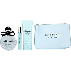 KATE SPADE WALK ON AIR by Kate Spade SET-EAU DE PARFUM SPRAY 3.4 OZ & BODY LOTION 3.4 OZ & EAU DE PARFUM SPRAY .34 OZ OZ & COSMETIC BAG for WOMEN