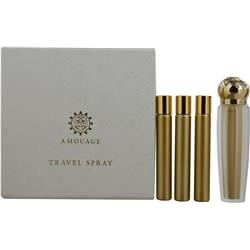 AMOUAGE JUBILATION 25 by Amouage EAU DE PARFUM REFILLABLE SPRAY .33 OZ & EAU DE PARFUM REFILL 3 x 33 OZ for WOMEN