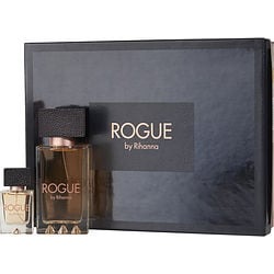 ROGUE BY RIHANNA by Rihanna SET-EAU DE PARFUM SPRAY 4.2 OZ & BODY LOTION 3 OZ & EAU DE PARFUM SPRAY .5 OZ MINI for WOMEN