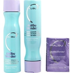 Malibu Hair Care by Malibu Hair Care SET-MALIBU BLONDES ENHANCING KIT WITH SHAMPOO 9 OZ & CONDITIONER 9 OZ - U for UNISEX