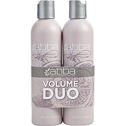 ABBA by ABBA Pure & Natural Hair Care VOLUME SHAMPOO AND CONDITIONER 8 OZ DUO for UNISEX