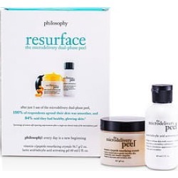 Philosophy by Philosophy Microdelivery Peel Kit: Lactic/Salicylic Acid Activating Gel 2oz & Vitamin C/Peptide Resurfacing Crystals 2oz-2pcs for WOMEN