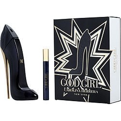 CH GOOD GIRL by Carolina Herrera SET-EAU DE PARFUM SPRAY 2.7 OZ & EAU DE PARFUM SPRAY .34 OZ MINI (TRAVEL OFFER) for WOMEN