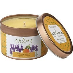 RELAXING AROMATHERAPY by Relaxing Aromatherapy ONE 2.5x1.75 inch TIN SOY AROMATHERAPY CANDLE. COMBINES THE ESSENTIAL OILS OF LAVENDER AND TANGERINE TO CREATE A FRAGRANCE THAT REDUCES STRESS. BURNS APPROX. 15 HRS for UNISEX