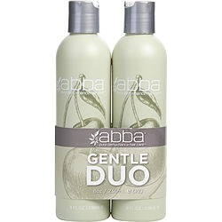 ABBA by ABBA Pure & Natural Hair Care GENTLE SHAMPOO AND CONDITIONER 8 OZ DUO for UNISEX