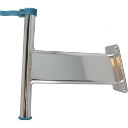 King Pin Transom-Mount Bracket, Clear Anodized Finish
