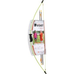 Bear Archery 1st Shot Youth Bow Set, Flo Green