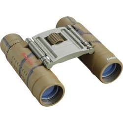 Tasco 10x25 Essentials Roof Binoculars, Brown Camo