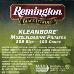 Remington Kleanbore 209 Muzzleloading Primers, 100-count