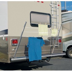 Bumper Mount RV Clothesline Bumper Mount RV Clothesline