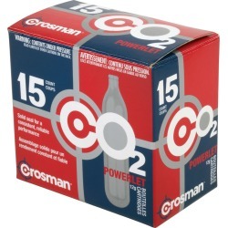 Crosman Powerlet CO2 Cartridges, 15-ct.