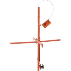 Eagle Claw Economy Plastic Tip-Up, Orange