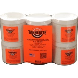 Tannerite Exploding Rifle Targets, Brick, 4-Pack of 1-lb. Targets