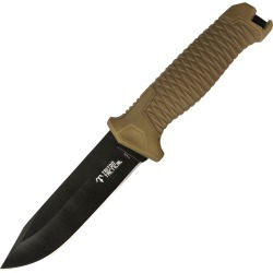 Triton Tactical Fixed Blade Knife, Tan