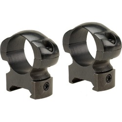 Weaver Grand Slam Steel Top Mount Rings, Matte, 1", High