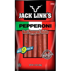 Jack Link's Pepperoni Beef Sticks, 9-Pack