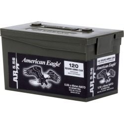 American Eagle AR-5.56 M193 Rifle Ammo Mini Can, 55-gr, FMJ