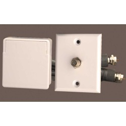 Cable TV Weatherproof Interior/Exterior Connector Kit