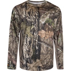 Habit Men's Performance Long-Sleeve Tee - Mossy Oak Break-Up Camo