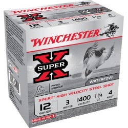 Winchester Xpert High Velocity Shotgun Steel Shot, 12-ga, 3