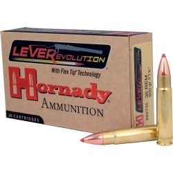 Hornady LEVERevolution Rifle Ammunition, .35 Rem, 200-gr, FTX