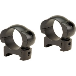 Weaver Grand Slam Steel Top Mount Rings, Matte, 1", Medium
