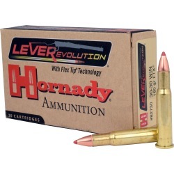 Hornady LEVERevolution Rifle Ammunition, .30-30 Win, 160-gr, FTX