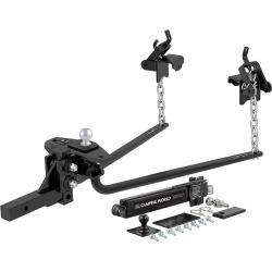 Camping World Round Bar Weight Distribution Hitch Kit with Sway Control, 800 lb. Tongue/8000 GTW Weight Kit