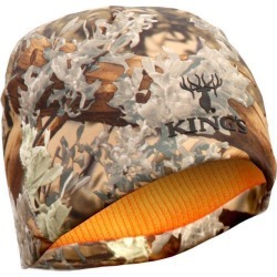 King's Camo Reversible Poly Beanie - Desert Shadow/Blaze