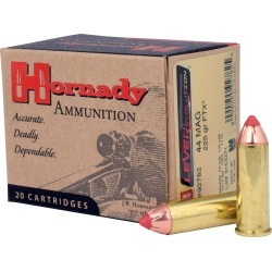 Hornady LEVERevolution Rifle Ammunition, .44 Mag, 225-gr, FTX